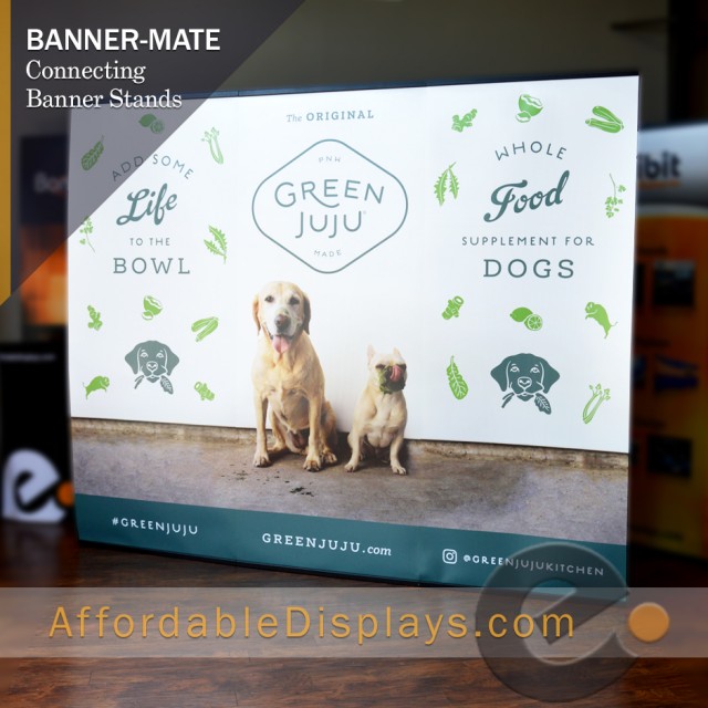 Connecting Banner Stands - Green Juju