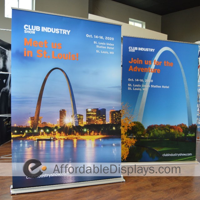 Pull Up Banner Stands - Club Industry Show