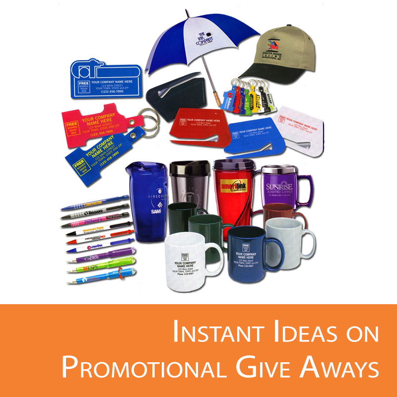 Promotional item giveaways