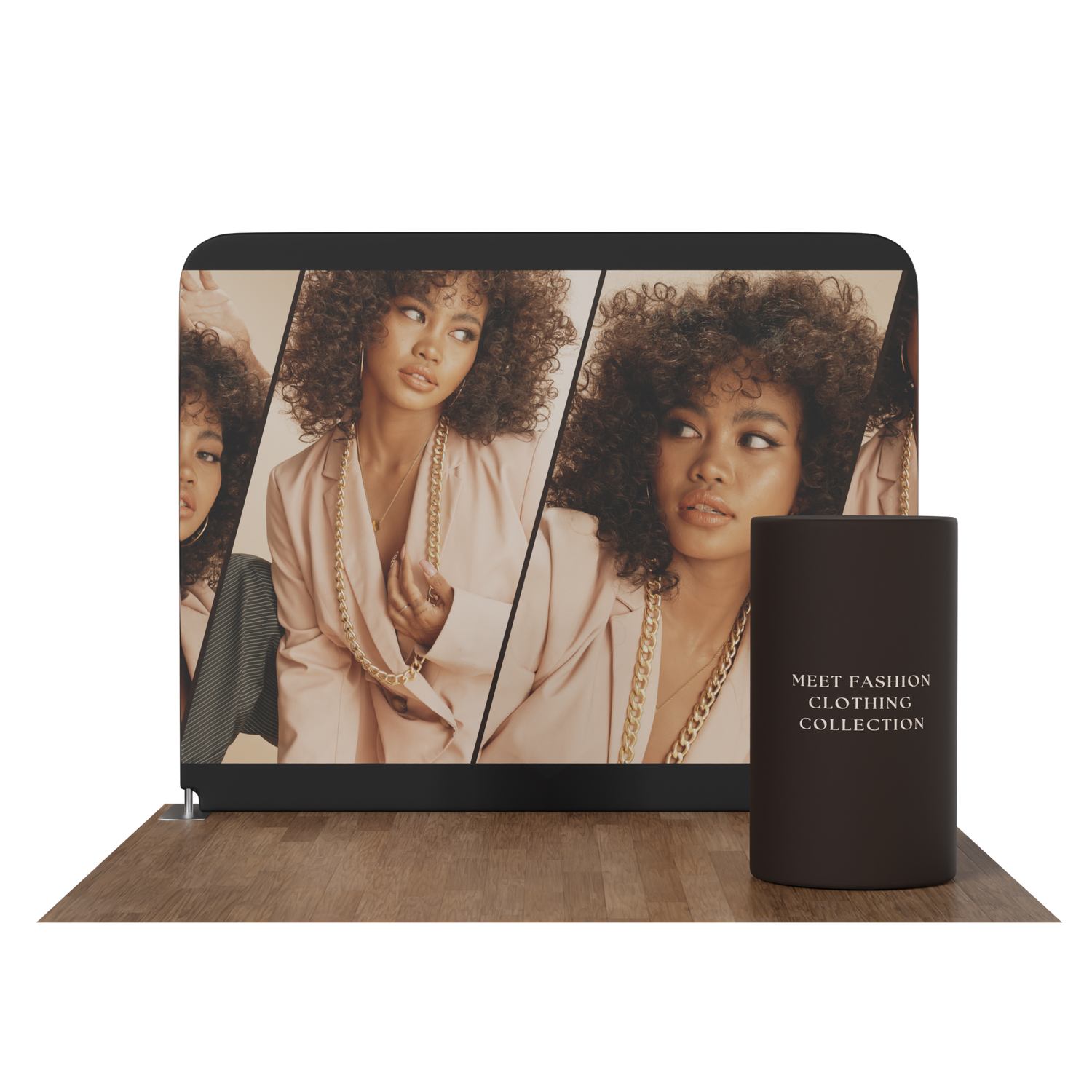 10ft Lunar Straight Tension Fabric Display