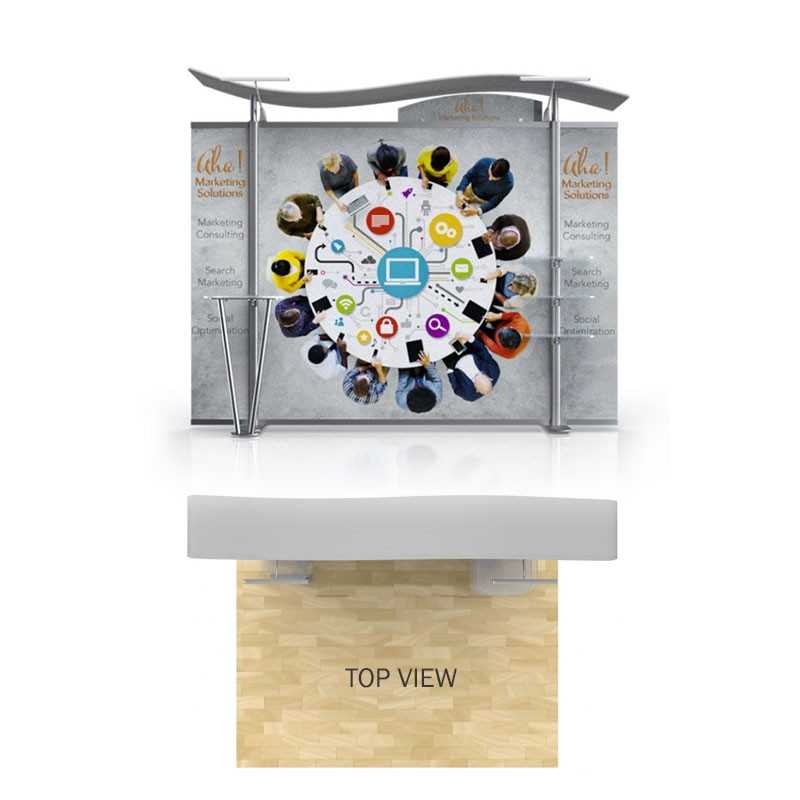 10ft Timberline Wave Canopy Straight Kit 1