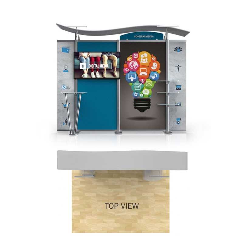 10ft Timberline Wave Canopy Straight Kit 4