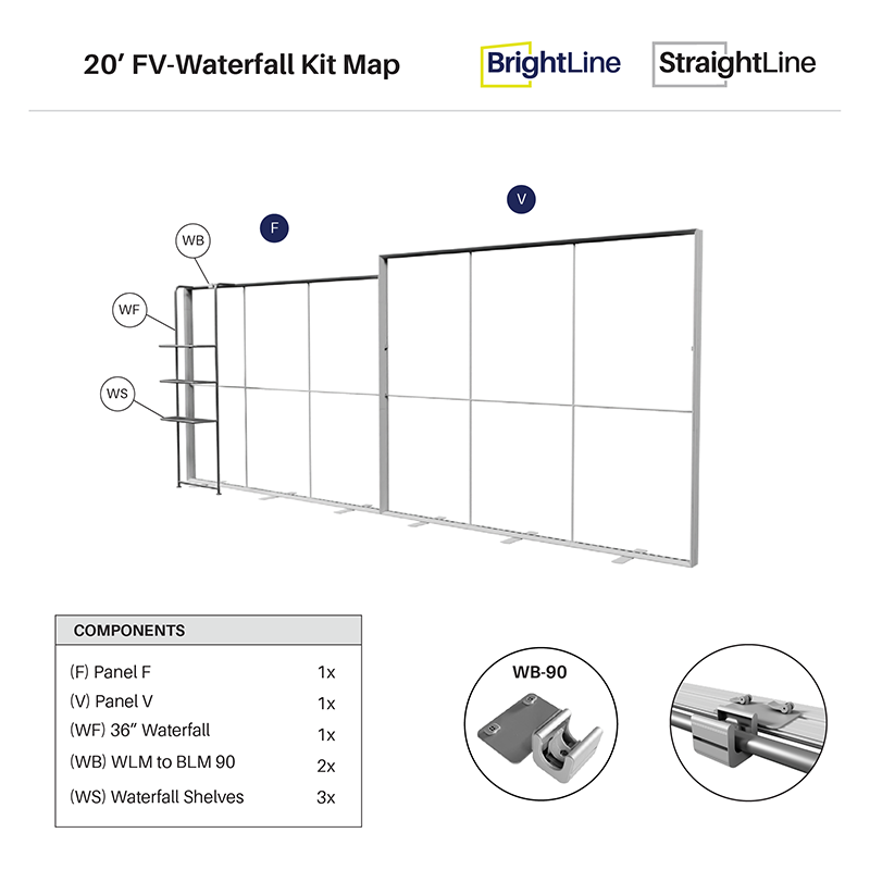 20ft StraightLine Waterfall FV Kit