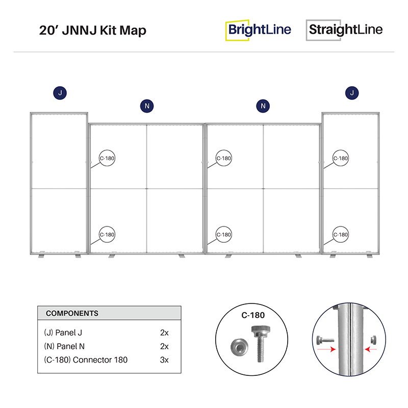 20ft StraightLine JNNJ Kit