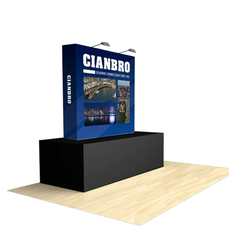 5ft Star Tension Fabric Table Top Display