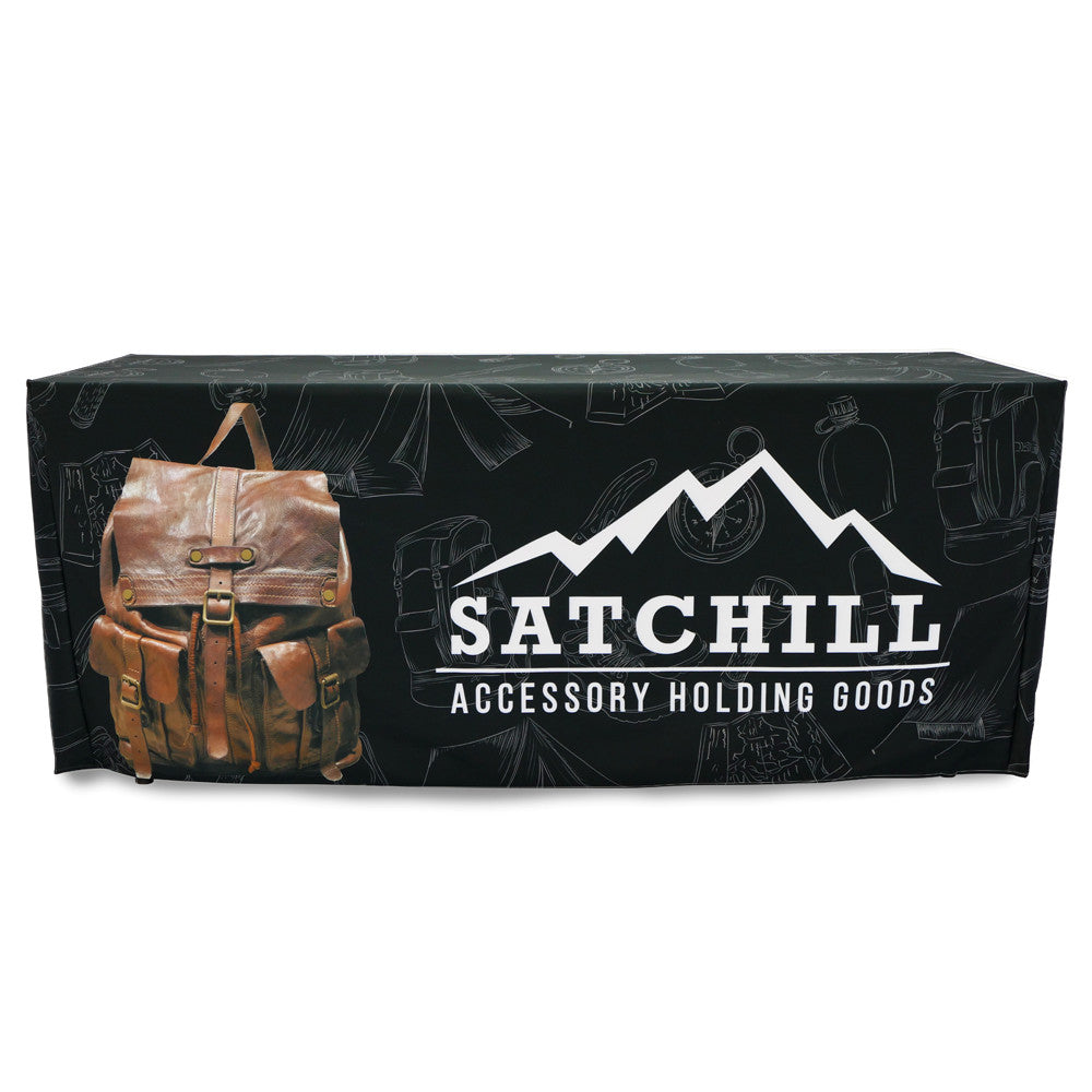 6ft Printed Table Cover Fitted Style