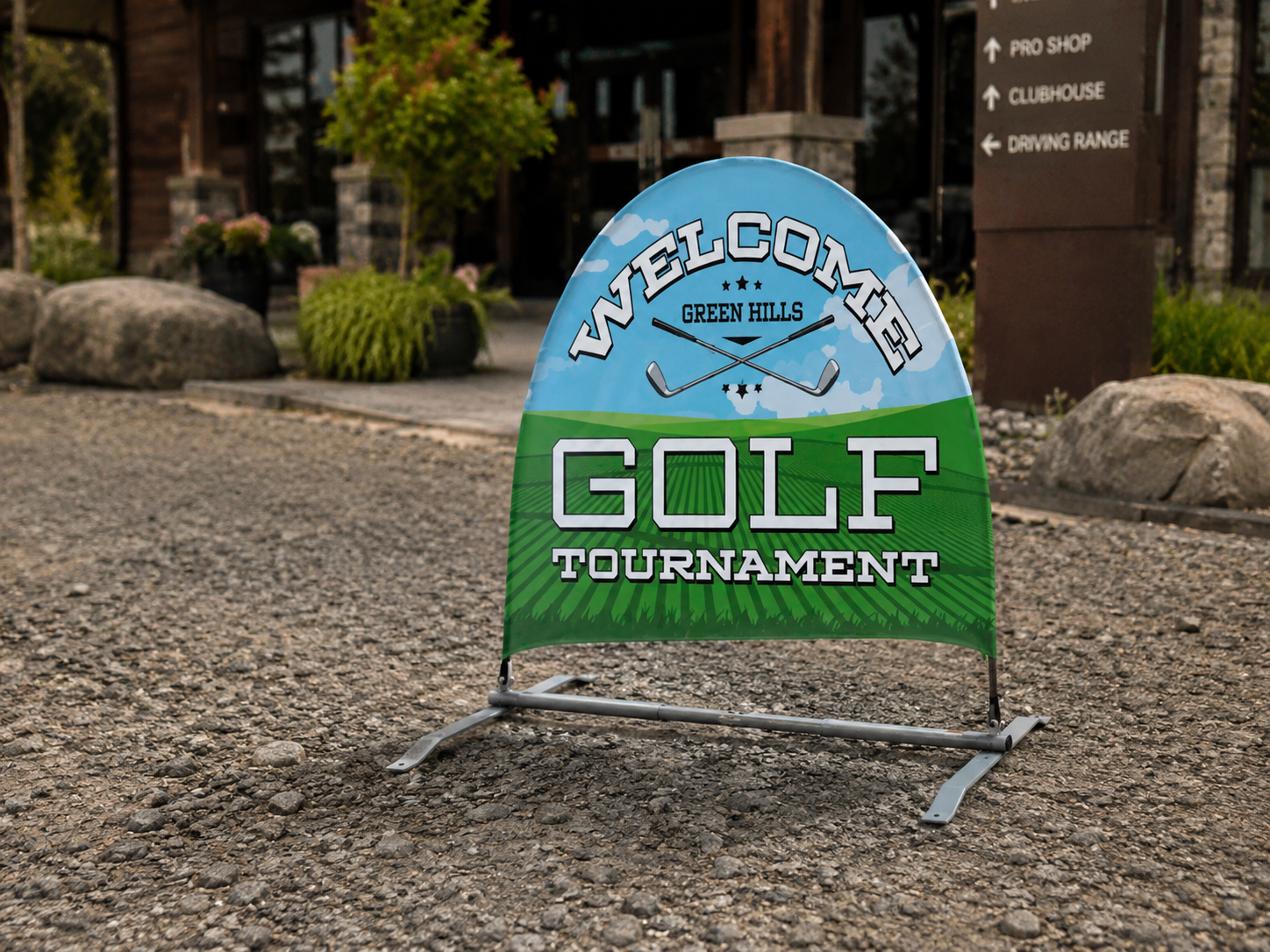 5'W x 4'H Sunrise Multisurface Sign Kit