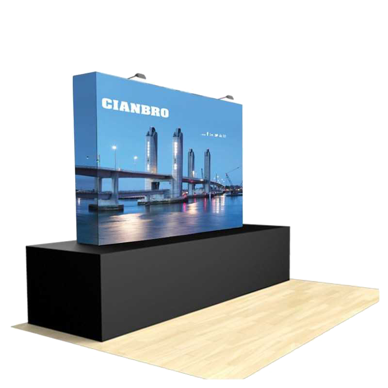 7.5ft Star Tension Fabric Table Top Display