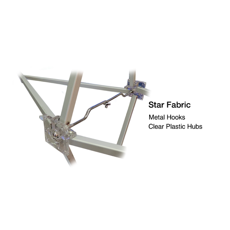 5ft Star Tension Fabric Table Top Display