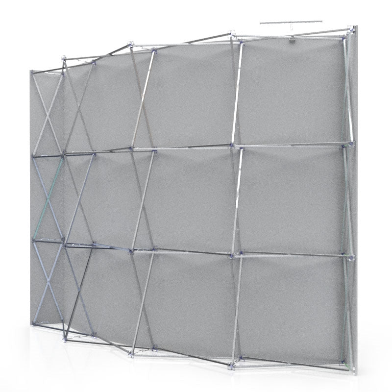 10ft Curved Star Fabric Pop Up Display