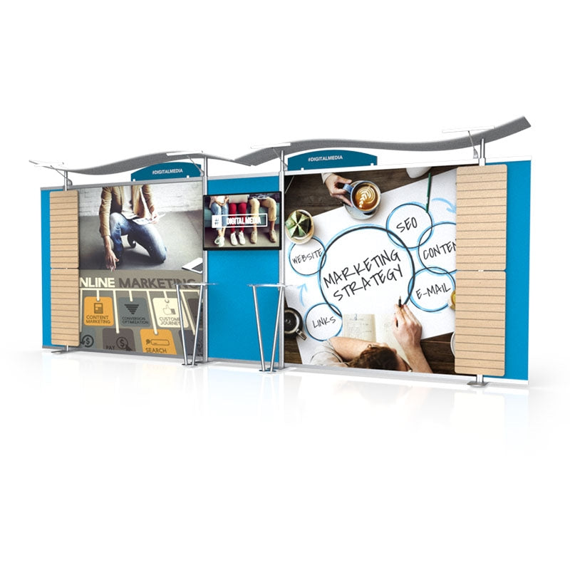 20ft Timberline Wave Canopy Slatwall Kit 3