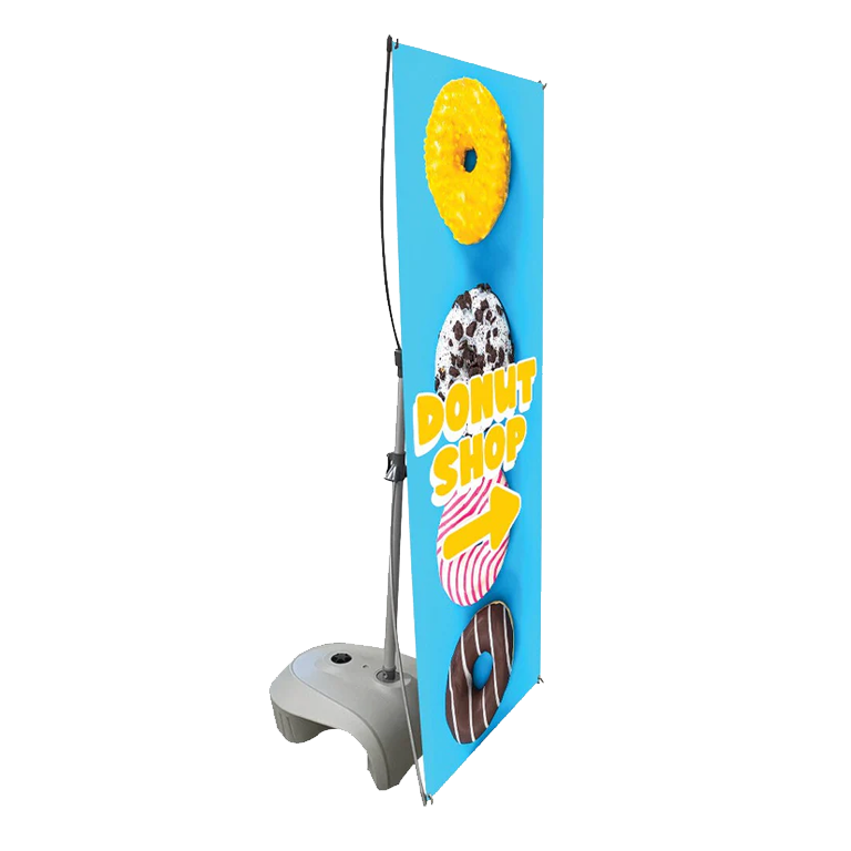 Zeppy Single-Sided Outdoor Banner Stand