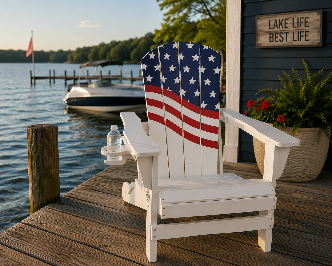 Polyresin Adirondack Chair
