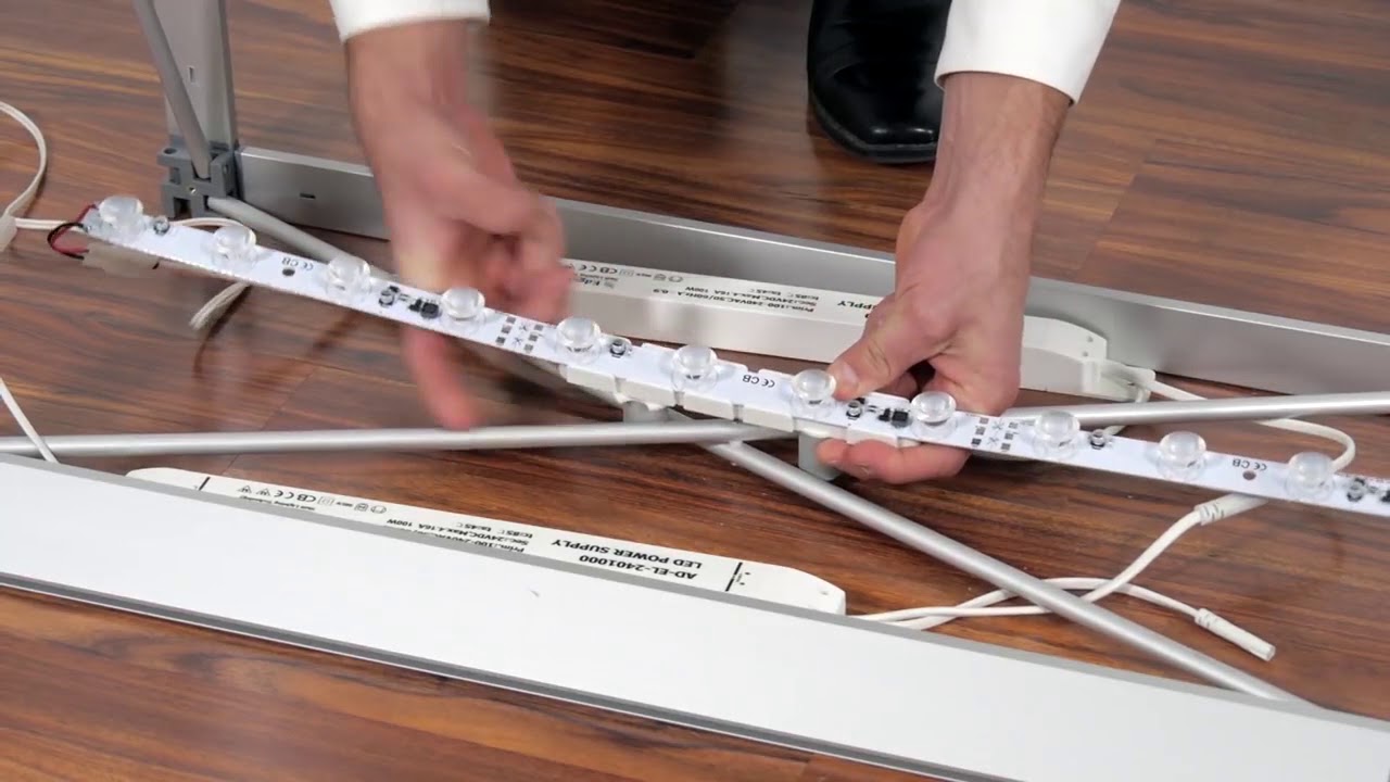 7.5ft Embrace Push-Fit Straight Backlit