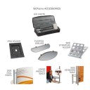 ISOframe Wave Modular Backwall Kit 8