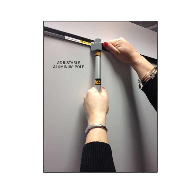 An infographic for a hardware for a table top display.