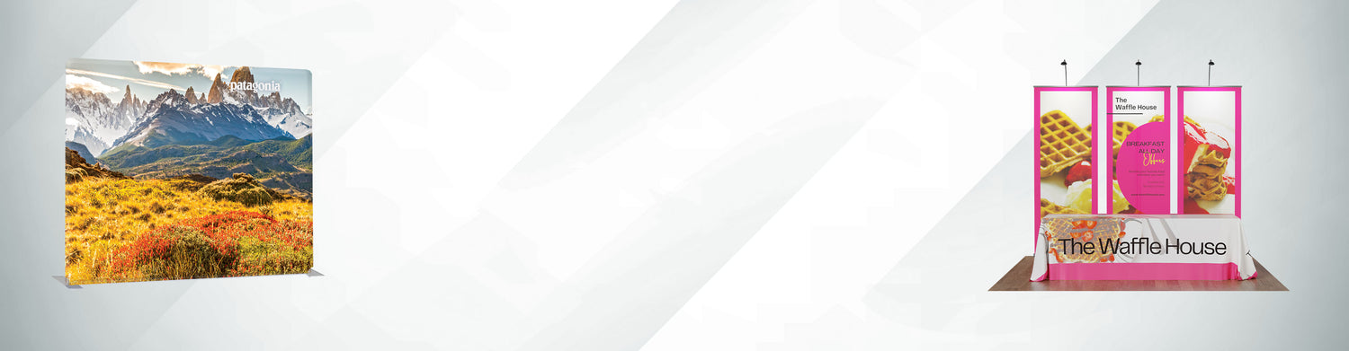 Quick ship trade show booth display kits