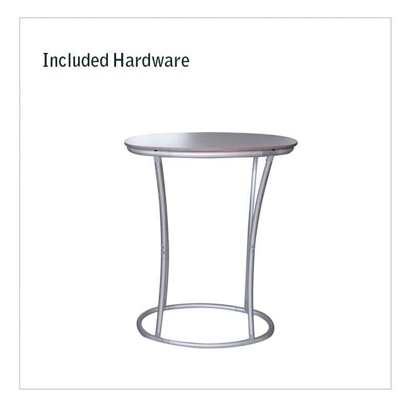 Wave Tube Oval Graphic Podium