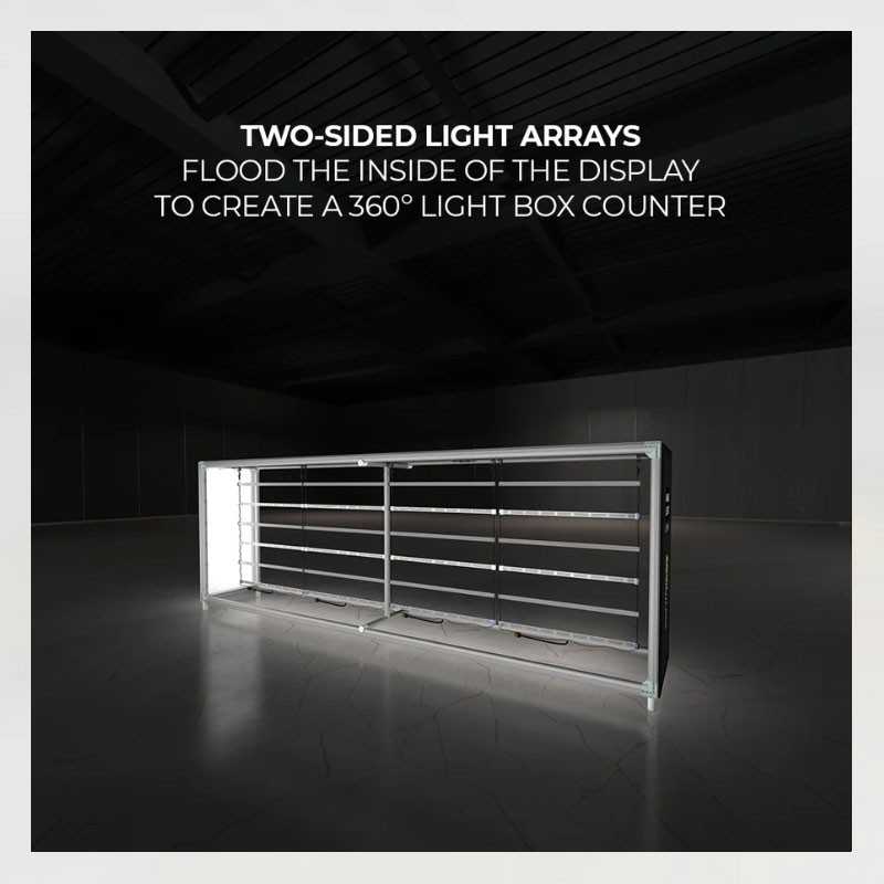 WaveLight® 10ft Casonara SEG Counter Light Box
