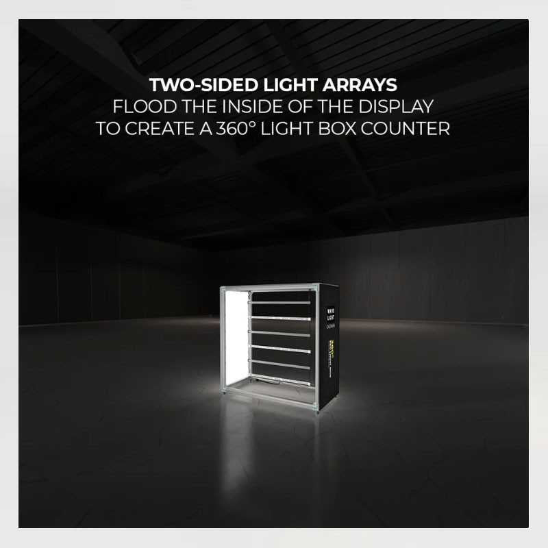 WaveLight® 3.5ft Casonara SEG Counter Light Box