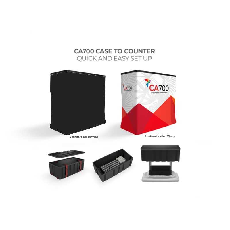 CA700 Wheeled Case-to-Podium Kit