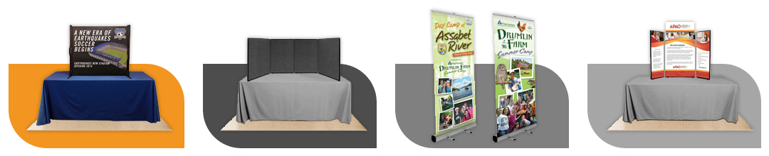 Custom & Large Quantity Trade Show Exhibit Displays from Affordable Displays