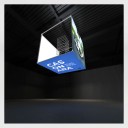 WaveLight® 8ft Casonara Blimp Cube Hanging Light Box