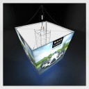 WaveLight® 8ft Casonara Blimp Cube Hanging Light Box