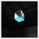 WaveLight® 3.5ft Casonara Blimp Cube Hanging Light Box