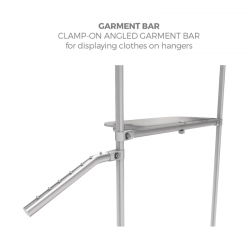 WaveLine® Merchandiser Garment Bar