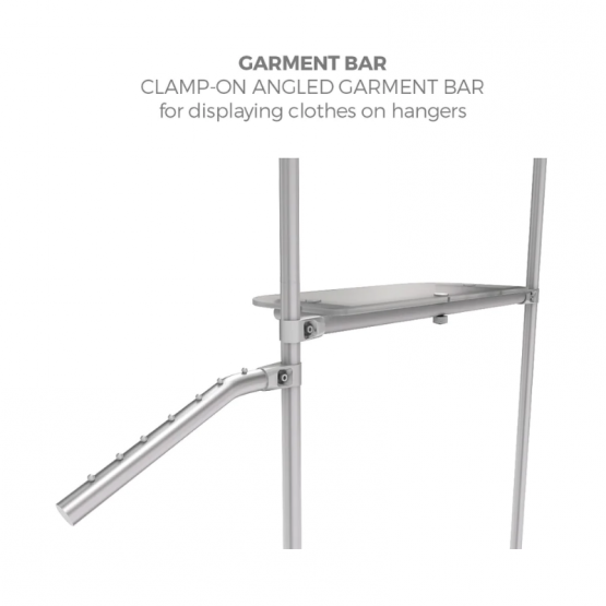 WaveLine® Merchandiser Garment Bar