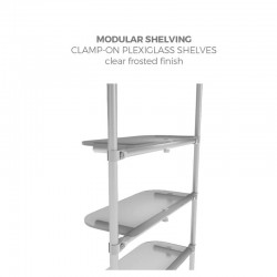 WaveLine® Merchandiser Plexi-Glass Shelving