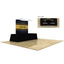 6ft Wave Tube Double Sided Tension Display