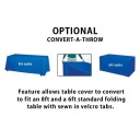 6' FULL FABRIC TABLE COVER - NO IMPRINT