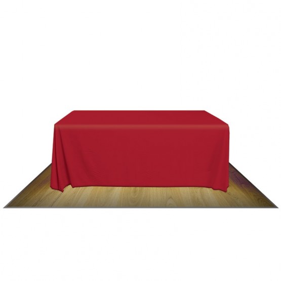 6' FULL FABRIC TABLE COVER - NO IMPRINT