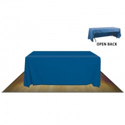 6' Table Cover Open Back (No Imprint)