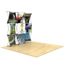 8ft 3D SNAP Pop-Up Display Layout 1