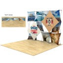 10ft 3D SNAP Pop-Up Display Kit 3