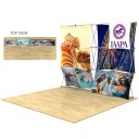 10ft 3D SNAP Pop-Up Display Kit 4