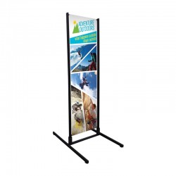 Four Season Dual Track Banner Stand