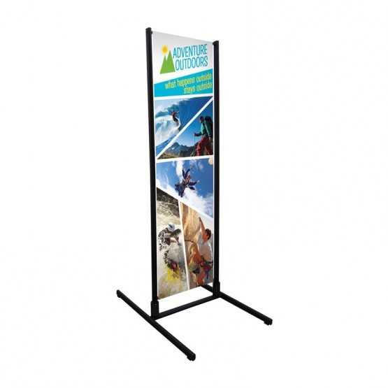 Four Season Dual Track Banner Stand