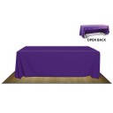 8' TABLE COVER OPEN BACK (NO IMPRINT)