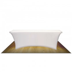 8FT Contour Stretch Table Cover (No Imprint)