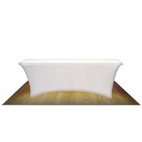 6FT CONTOUR STRETCH TABLE COVER (NO IMPRINT)