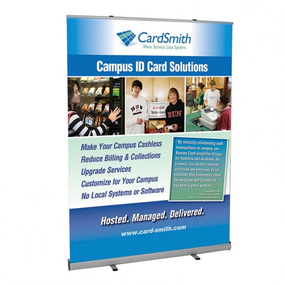 Boost 60" wide Retracting Banner Stand