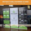 EZ Pull-up 36" Retracting Banner Stand