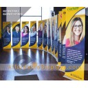 EZ Pull-up 24" Retracting Banner Stand