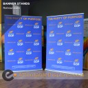 SuperScreenXL 60" Retracting Banner Stand