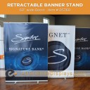 Boost 60" wide Retracting Banner Stand