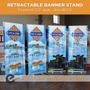 Econoroll Retracting Banner Stand